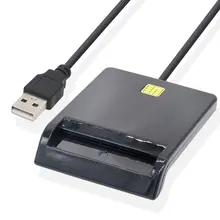 Multi leitor de cartão inteligente do sim de usb 2.0 para o cartão de banco ic/sd da identificação emv tf mmc cardreaders USB-CCID iso 7816 para windows 7 8 10 linux os