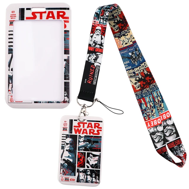 YQ182 Star Wars Keychain Lanyard Neck Strap for Keys ID Card Badge Holder  Phone Rope Key Cord Hang Rope Lariat Movies Fans Gifts - AliExpress