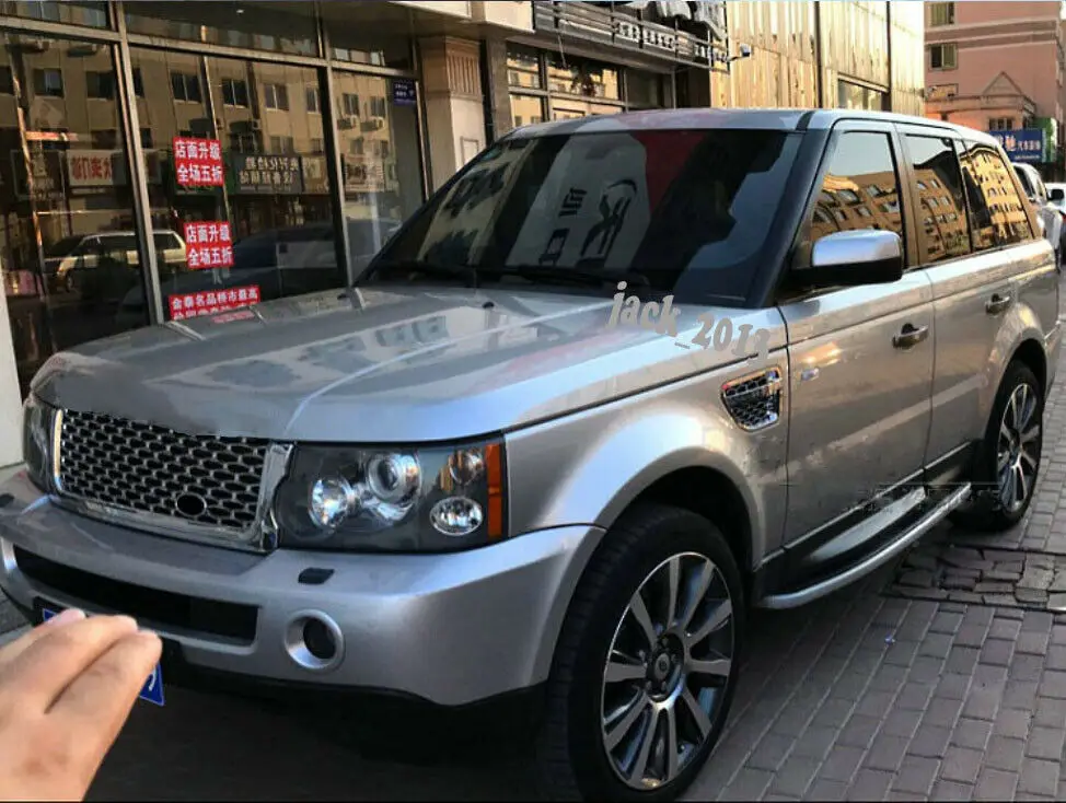 Модификация автомобиля покрытие аксессуаров передняя решетка Замена Отделка для Land Rover Range Rover Sport 2006-2013