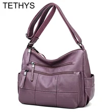 TETHYS Сумки из натуральной кожи женские сумки через плечо высокого качества женские сумки через плечо большой емкости женские сумки