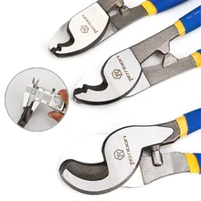 Outils manuels de réparation de bricolage, ensemble de ciseaux d'électricien 6 10 pouces câble de dénudage de fil, cisaille diagonale pince épaississante ménage