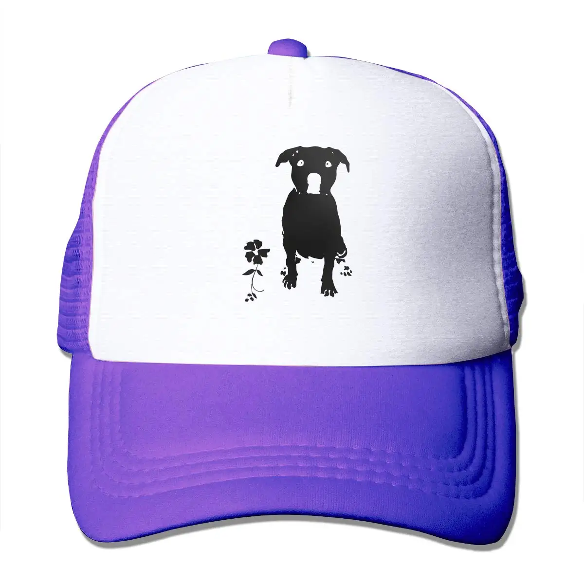 Унисекс Кепка водителя грузовика Питбуль Собака силуэт Мужская Женская Регулируемая сетчатая Кепка последняя хип-хоп кепка s