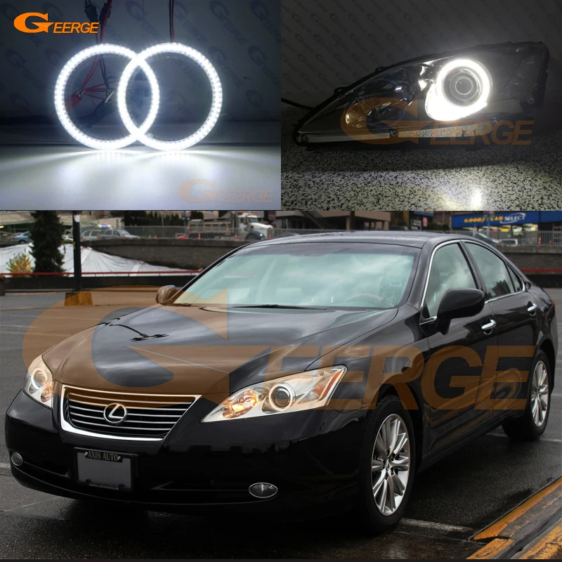 Для LEXUS ES ES350 2007 2008 2009 ультра яркий SMD СВЕТОДИОДНЫЙ ангельские глазки набор колец