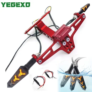 

For SUZUKI DR 350 GSXF BANDIT 600 GN 125 SV1000 GLADIUS INTRUDER 1400 Motorcycle License Plate Holder Motorbike Moto Accessories