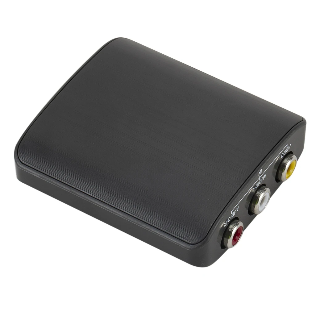 Черный Цвет Мини AV к HDMI конвертер 1080P CVBS RCA AV к HDMI выход AV2 HDMI адаптер USB питание