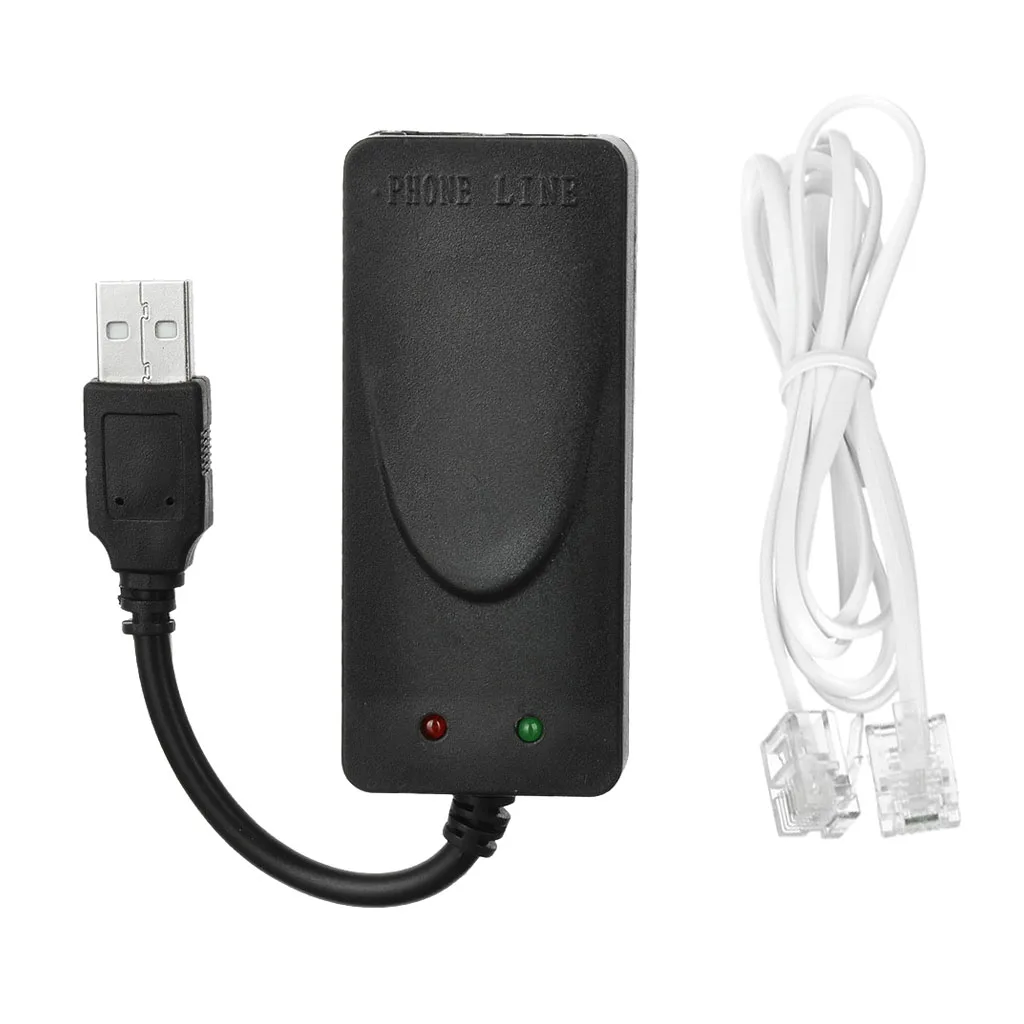 USB 2 0 56K Data V.92/V.90 внешний голосовой факс модем от 1 до кабель для Windows|Модемы| |