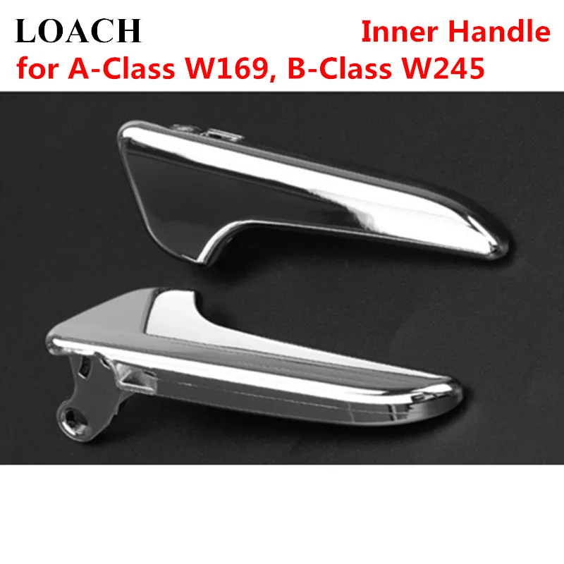 Хромированные внутренние дверные ручки автомобиля для Mercedes Benz A Class W169 B W245