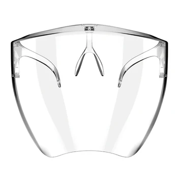 

Anti-touch Transparent Protect Face Shield Dust-proof Compatible With Glasses Reduce Bacterial Contact Face Shield