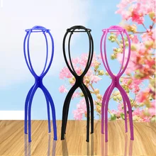 5 шт. складной пластиковый стабильный регулируемый кронштейн для парика для демонстрации шляп кронштейн для парика кронштейн для сушки парика демонстрационный инструмент для салона G1227