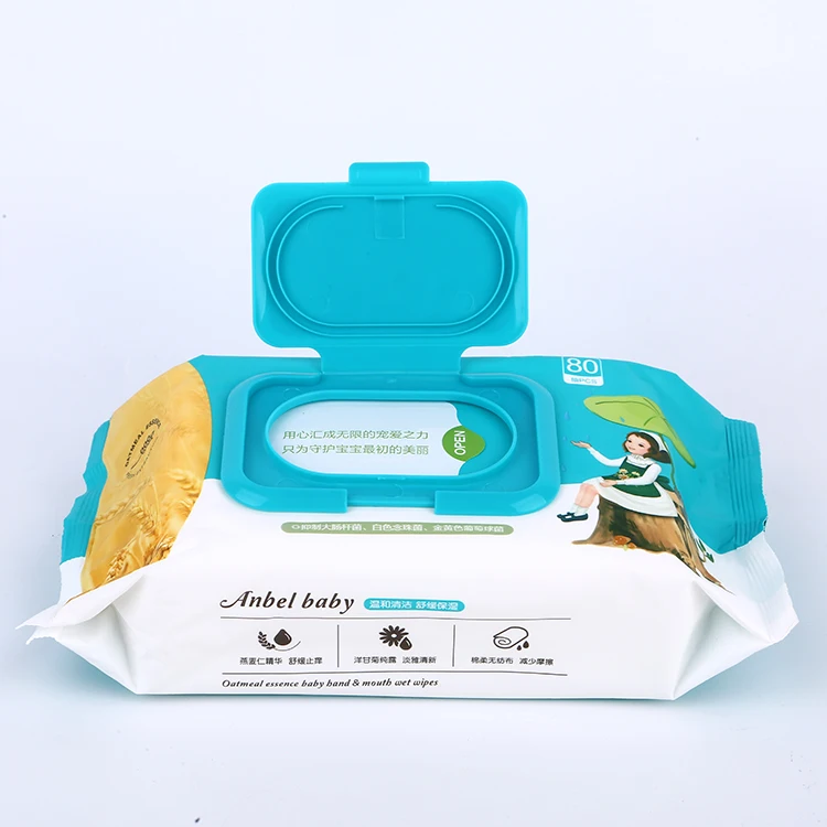 Натуральная Антибактериальная эссенция овсянки детские салфетки для рук и рта 80