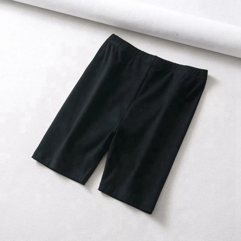 black biker shorts Неоновые зеленые желтые байкерские шорты оранжевые черные шорты с высокой талией повседневные эластичные шорты винтажные хаки розовые светоотражающие шорты mujer - Цвет: black biker shorts