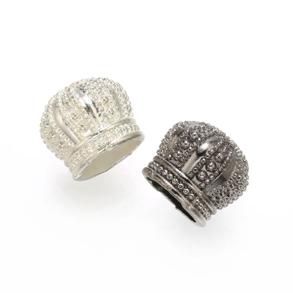 Metal crown tassel Caps antique carved end bead Findings DIY for Jewelry Making Accessories | Украшения и аксессуары
