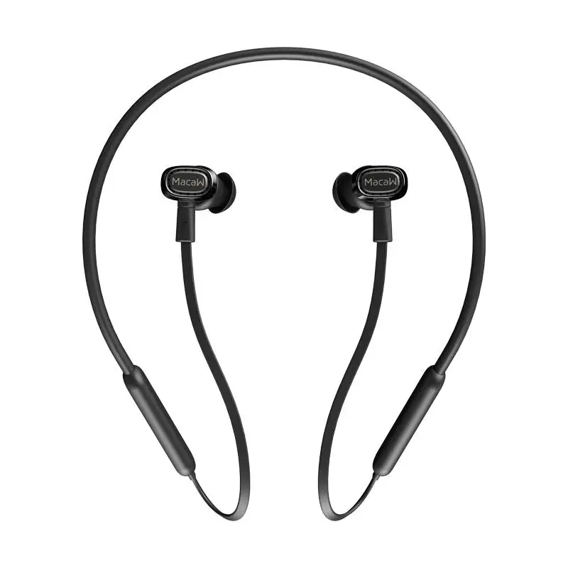Беспроводные Bluetooth наушники спортивные легкие шейные наушники Apt-x CRS8645 MMCX с микрофоном шумоподавление
