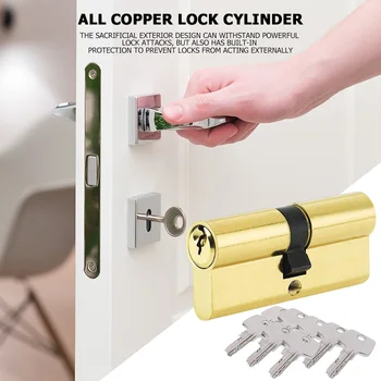 買取 銅ドアロックホームセキュリティドア盗難防止玄関ハードウェアと8キーラッチメールボックスペイント-送料キャッチロッカー
