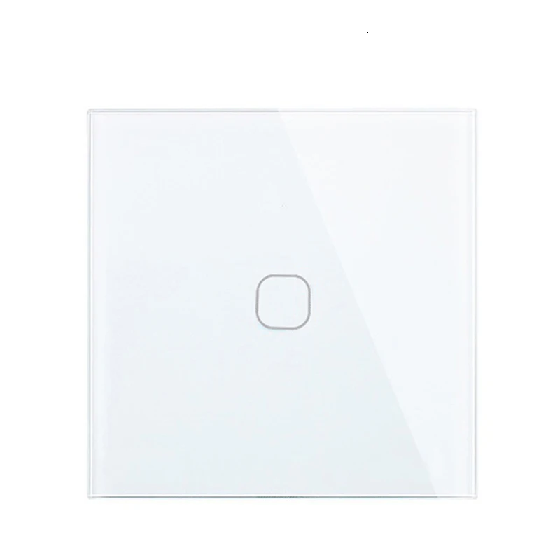 

Touch Switch For EU/UK Standard Waterproof Crystal Glass Panel AC220V,1/2/3 Gang 1 Way, LED Light Wall Lamp Switch CC FCC RoHs