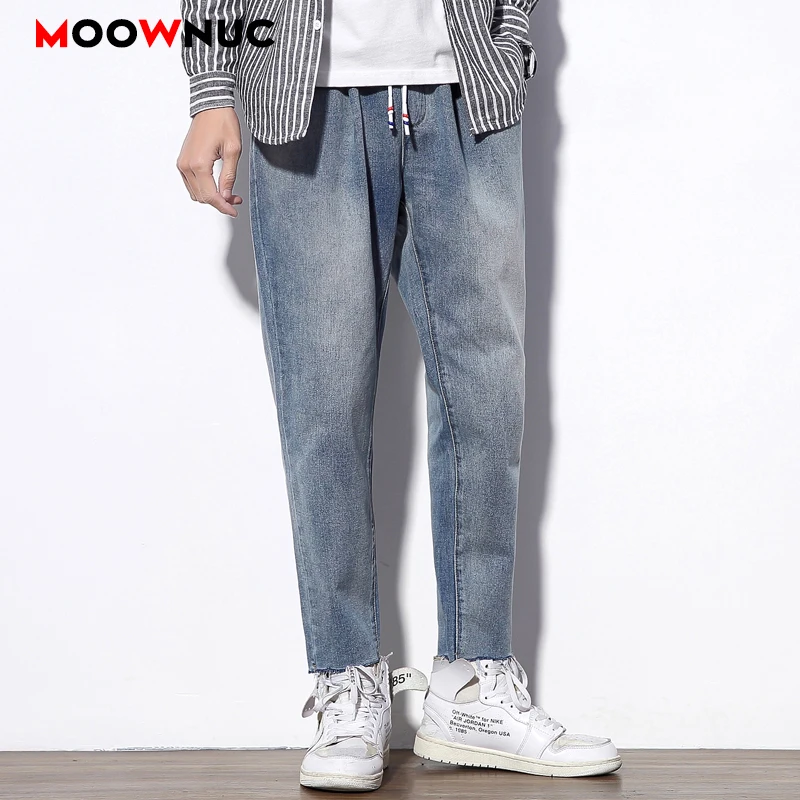 

Pants Male Streetwear Jeans For Men 2020 Casual Ankle-length Trousers Spring Summer Sweatpants Hip Hop Denim Fit Designer Loose
