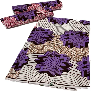 

African Ankara Fabric Original High Quality pagne Wax Print Fabric Printing 100% Cotton African Nigerian Real pagne Wax Dress