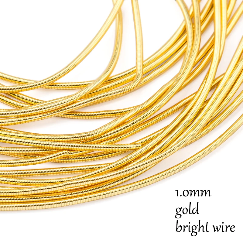 1mm filo di lingotti francesi a bobina francese ricamo in oro filo di