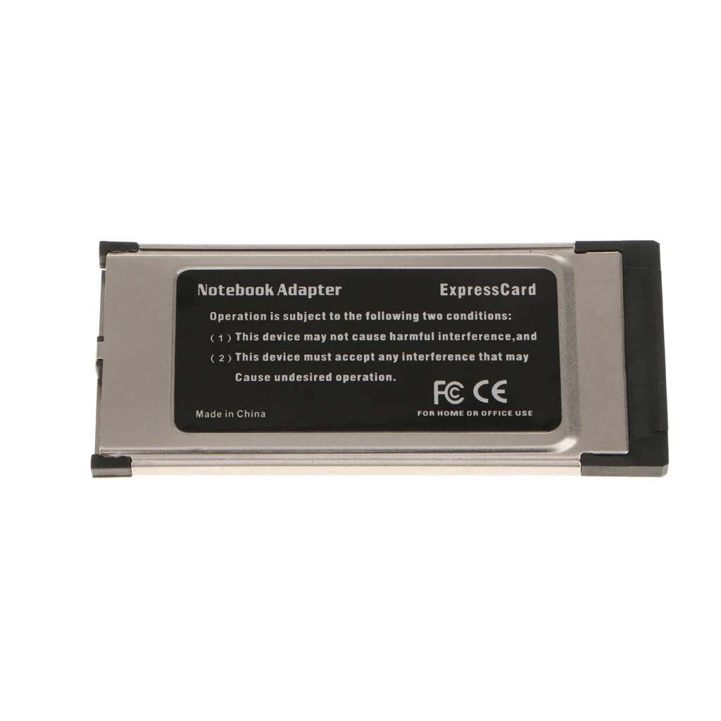 Laptop 34mm Express Card Converter to 2Port USB3.0 Adapter High Speed Card