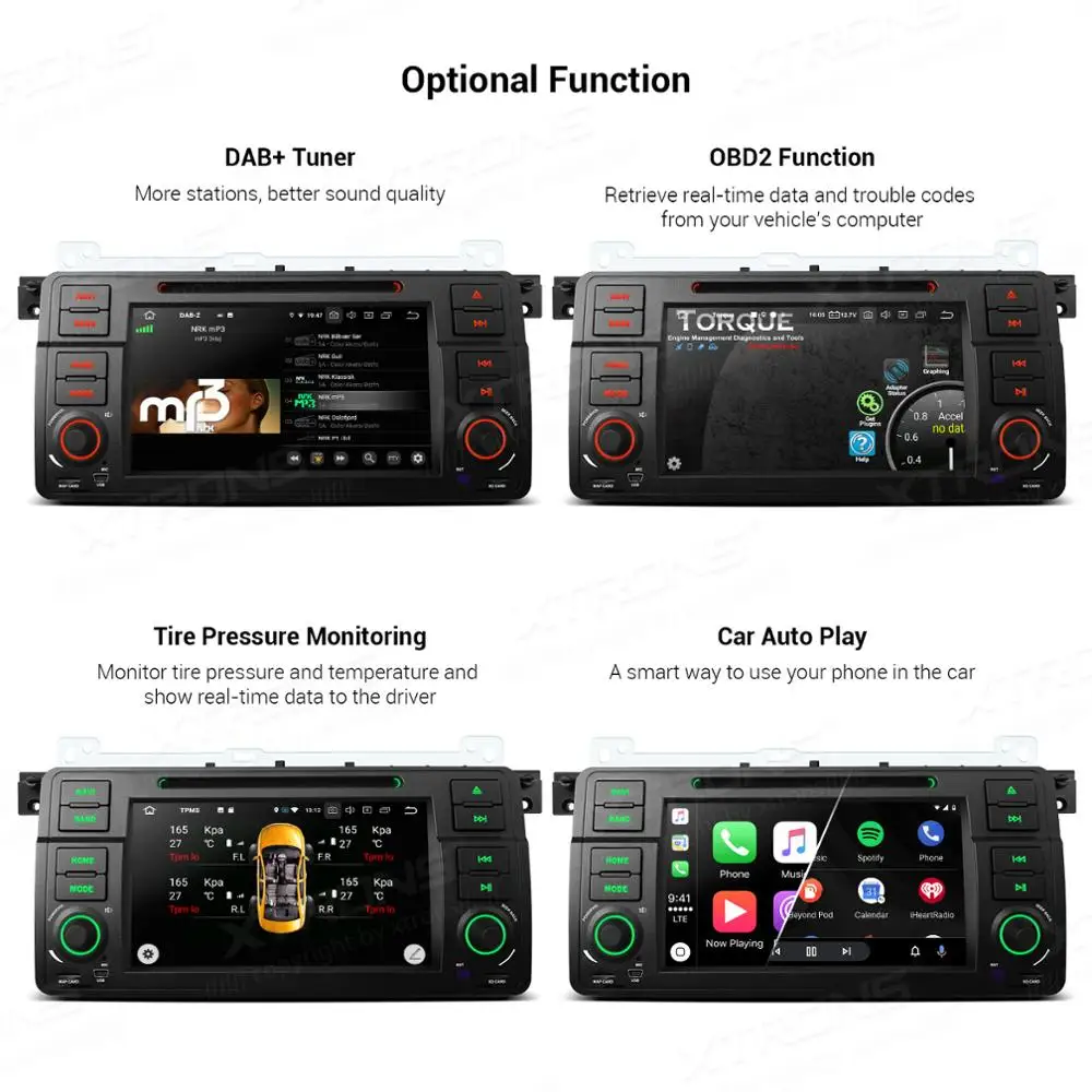 XTRONS PX6 Android 10 0 Qualcomm Bluetooth 5 AptX автомобильный стерео DVD радио плеер GPS для BMW E46 Sedan M3 Rover