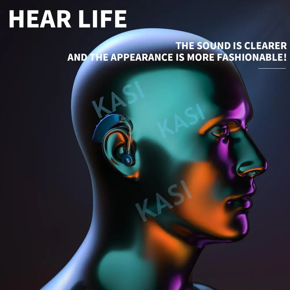 2024 New Cheap Audifonos Mini Hearing Aid Digital Amplifier Ear Sound Amplifier Hearing Aids Bluetooth Rechargeable Hearing aid