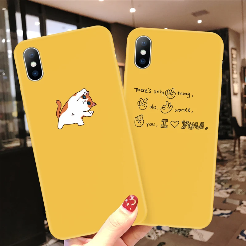 GTWIN мультяшный милый чехол для телефона с животными iPhone 11 Pro Max X XR XS 6 6s 7 8 Plus Модный