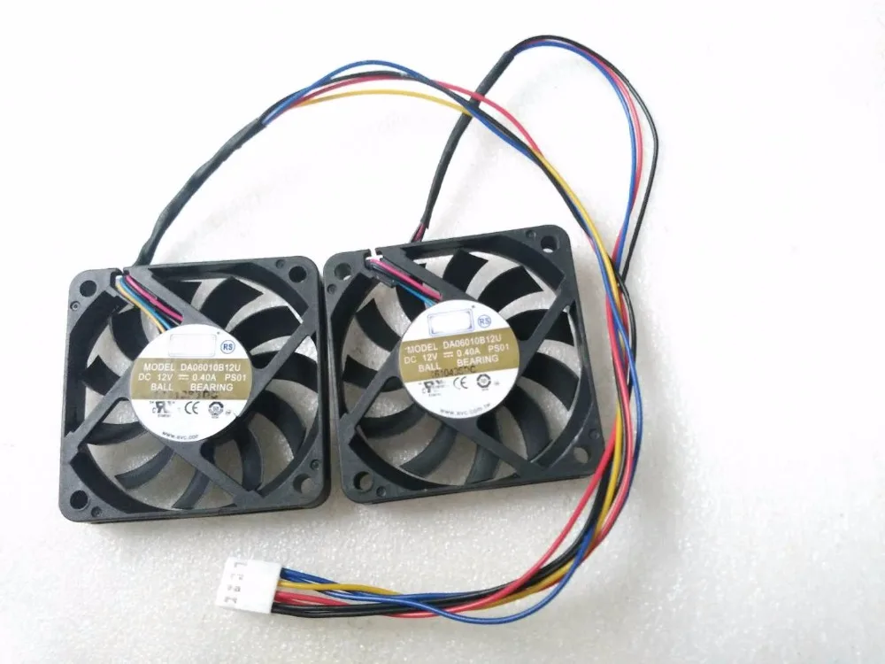 Комплект из 2 вентиляторов для шаттбола XH170V тонкий ПК компьютер APISTEK SA61O2U SA6102U PFGA