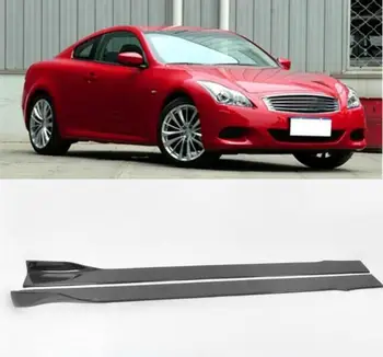 

G37 Real Carbon Fiber Car Side Skirts Bodykit Bumper Side Skirt Cover For Infiniti G25 G35 G37 2/4 Door Sedan 2007-2013