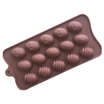 

15 hole Resurrection egg silicone chocolate mold, silicone cake mold
