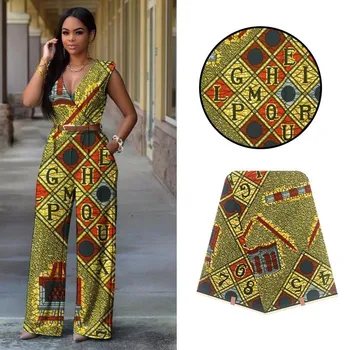 

Real Wax Ankara African Batik Double Printed Fabric Africa Tissu High Quality Cotton Sewing Material For DIY Craft Garment Makin