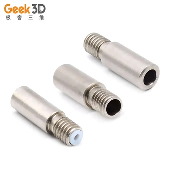 

1pcs V6 dual throat 23mm 1.75/3.0mm With PTFE or All Metal for 3D Printer Parts Chimera extruder dual hotend J-head Heat break