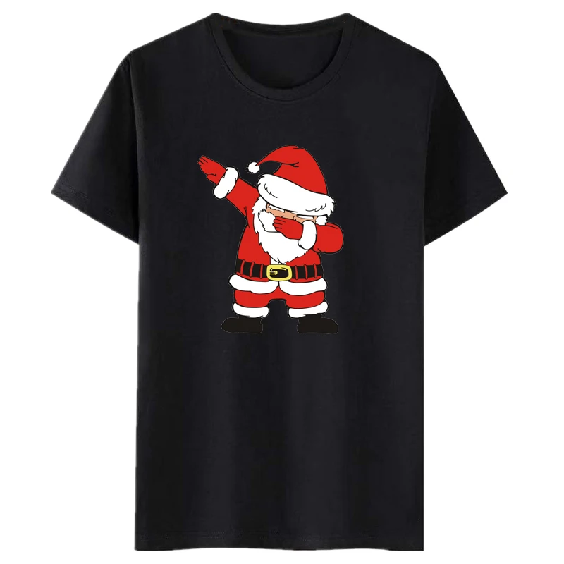 Camisetas a juego con estampado de Papá Noel para toda la familia, camisetas divertidas para mamá, papá y yo, mameluco de bebé de algodón con apariencia familiar, trajes de fiesta de Navidad