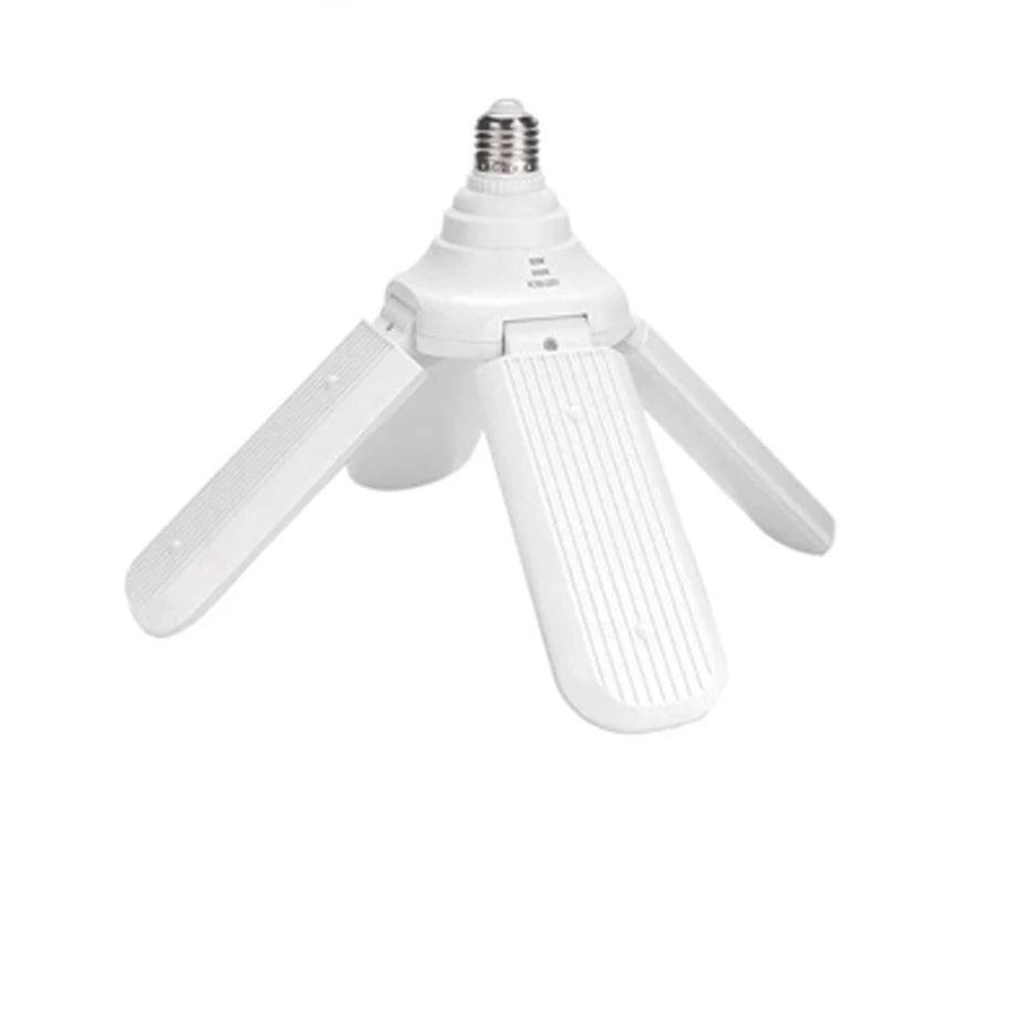 

E27 LED Bulb Lamps 45W 60W High Power Lampada LED Light Bulb AC 220V 110V Bombilla Foldable 90 degrees adjustment leaf light