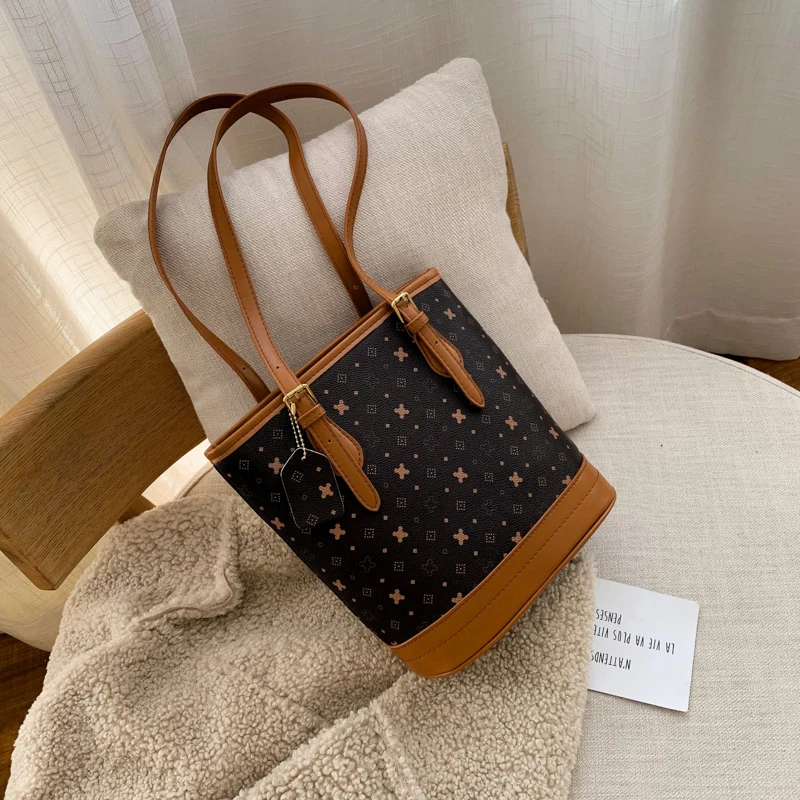 2019 модная женская сумка-мешок с принтом сумка-мессенджер высокого качества Ретро