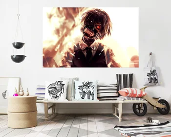 

[Self-Adhesive] 3D Tokyo Ghoul 107 Japan Anime Wall Stickers Mural Decal Wall Murals AJ WALLPAPER Belly