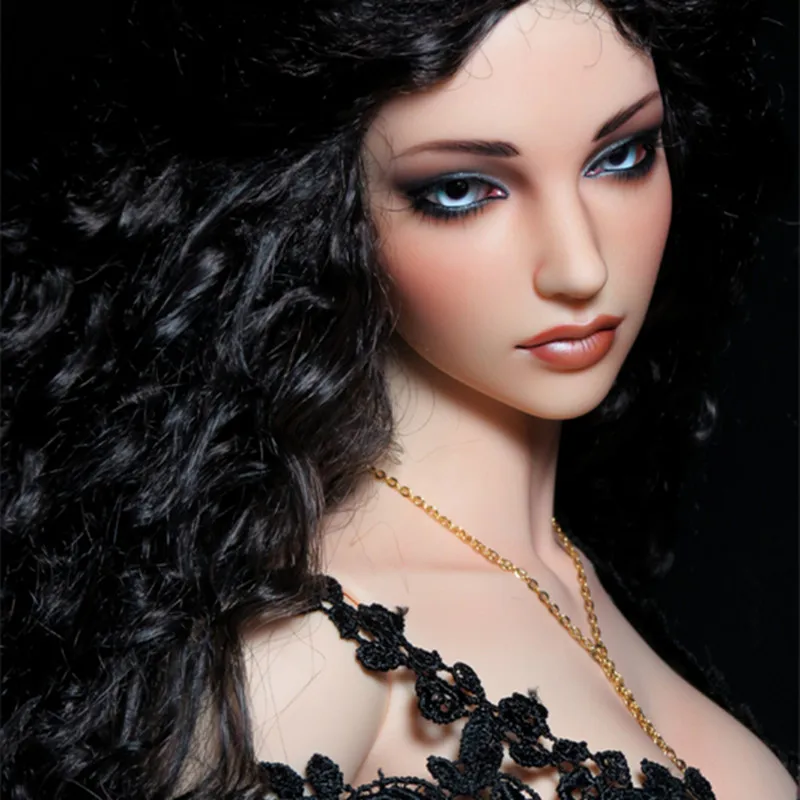 1/6 BJD Doll SD Doll Ginger Free Face Make UP+Eyes+Clothes+wig+Shoes 