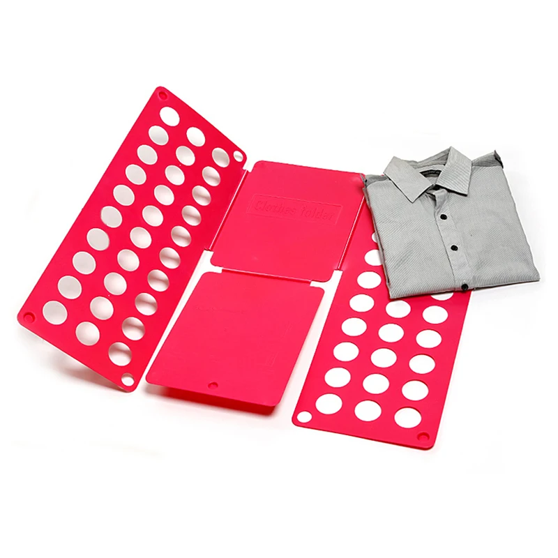 

1PC Multifuncitonal Convenient Clothes Folding Board Save Time Magic Fast Speed T-Shirt Clothes Fold Organize Save Space