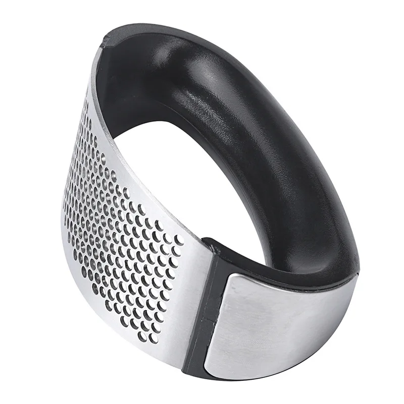 1pc aço inoxidável manual de imprensa alho picador alho cortar ferramentas alho curva frutas vegetais ferramentas cozinha gadgets