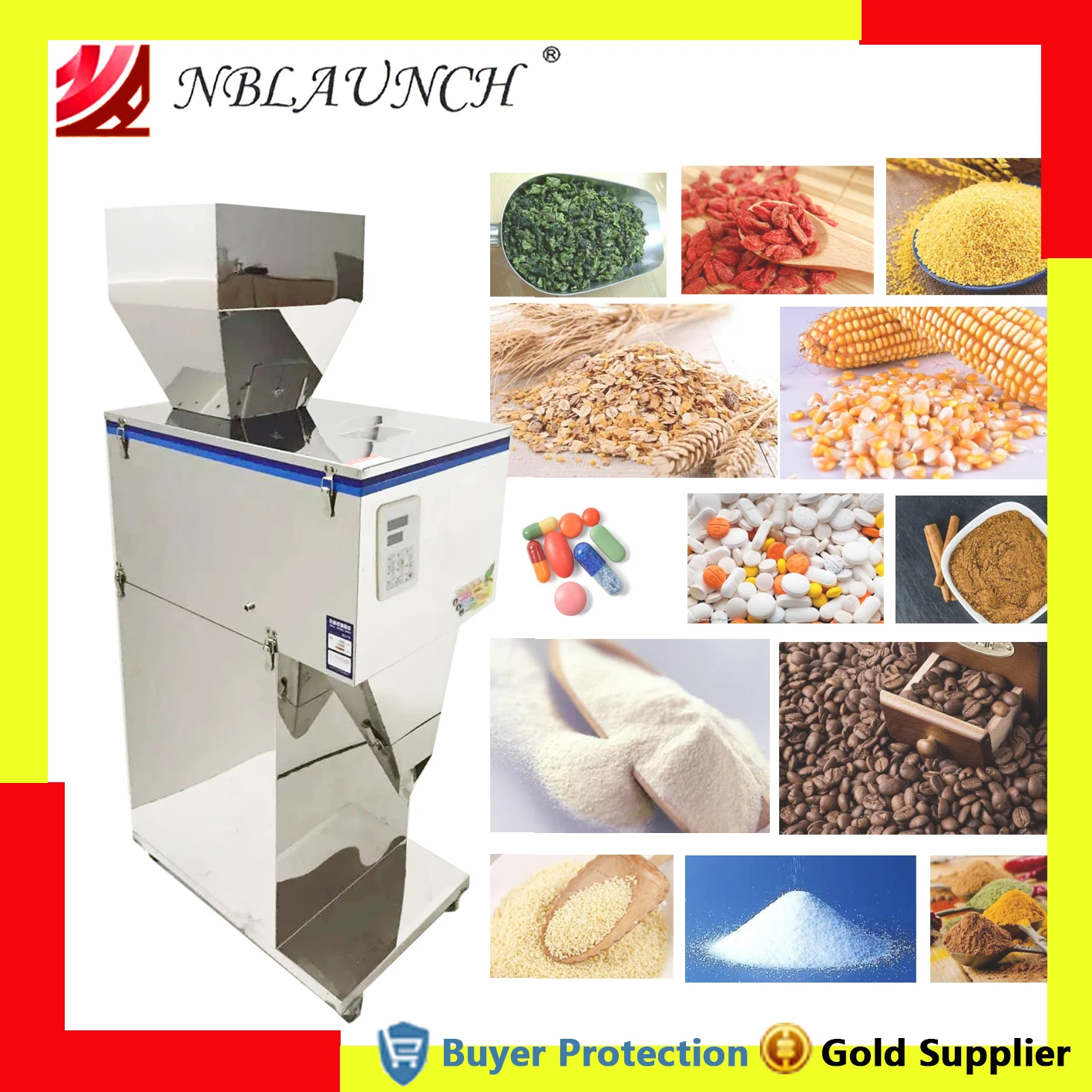 Racking Machine Weight And Filling Machine Coffee Beans Filler Tea Leaf