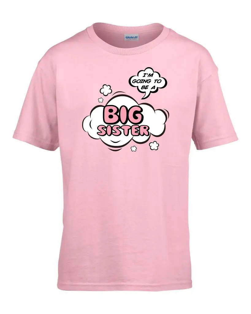 Birth Announcement Big Brother T Shirt Supersoft Cartoon Style 