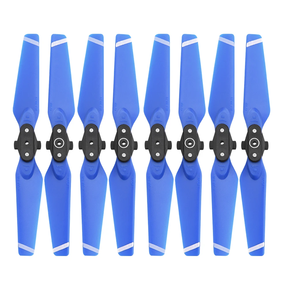 blue 8 шт. Пропеллер для DJI Spark Drone 4730 быстросъемные складные лопасти 4730F Запасные детали Аксессуар крылья винт - Цвет: blue