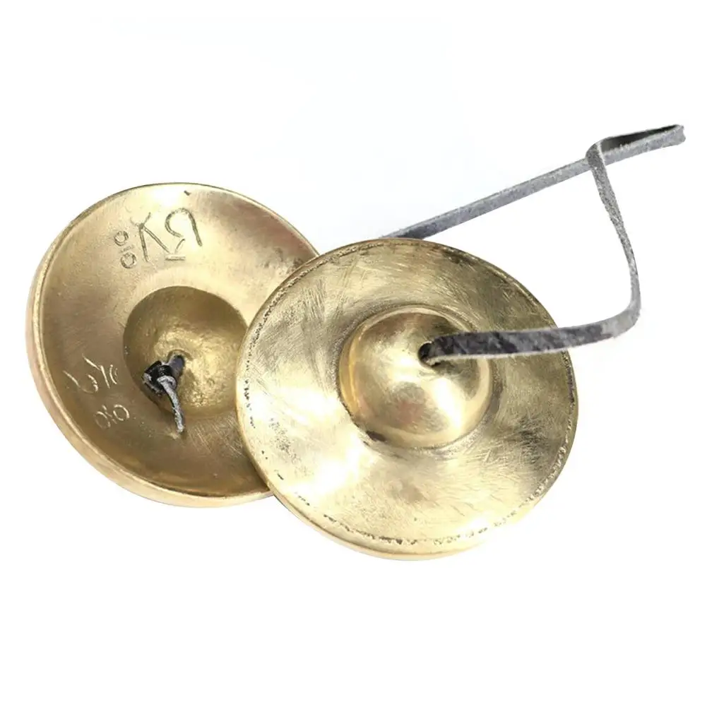 Tibetan Handmade Yoga Bell Meditation Om Tingsha Bell Chimes Cymbal Set Buddhist Hand Percussion Instrument For Home De