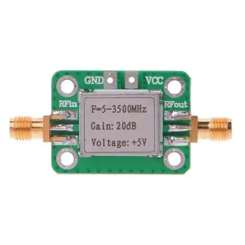 

5-3500MHz RF Radio Frequency Broadband Signal Amplifier Board Low-noise LNA Power Amp High Gain 20dB