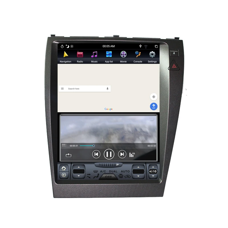 Android 8,1 Tesla стиль автомобиля радио вертикальный экран для Lexus ES ES240 ES350 2004-2012 gps навигационный рекордер мультимедийная лента