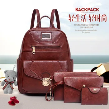 

2019 New Fashion Trend Two-shoulder Bag Travel Backpack One Shoulder Diagonal Cross Child Daughter Bag Student Bag