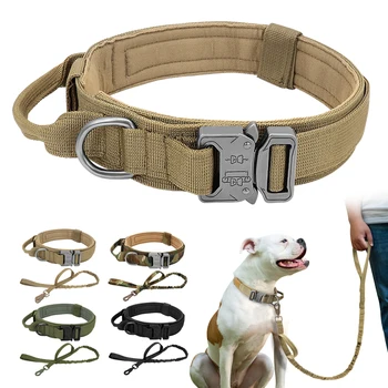 Durable Tactical Dog Collar Adjustable...