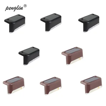 Solar Verlichting Outdoor Zonne-energie Zonlicht Waterdichte Led Hek Lamp Voor Patio Trappen Tuin Pathway Stap Yard