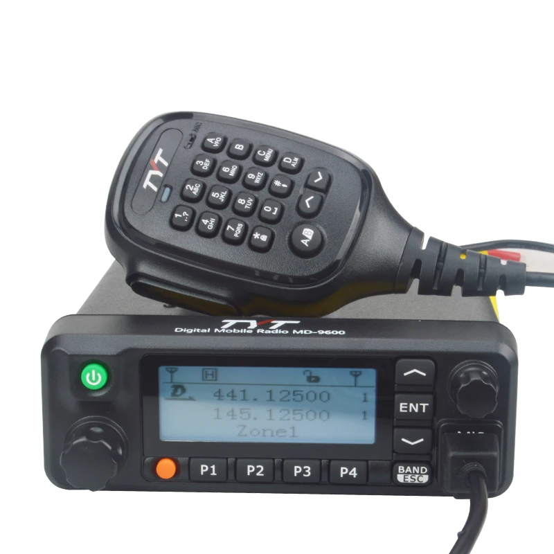 DMR Mobile radio TYT MD-9600 VHF/UHF Dual band 50Watt 1000CH AMBE++ digital mobile radio