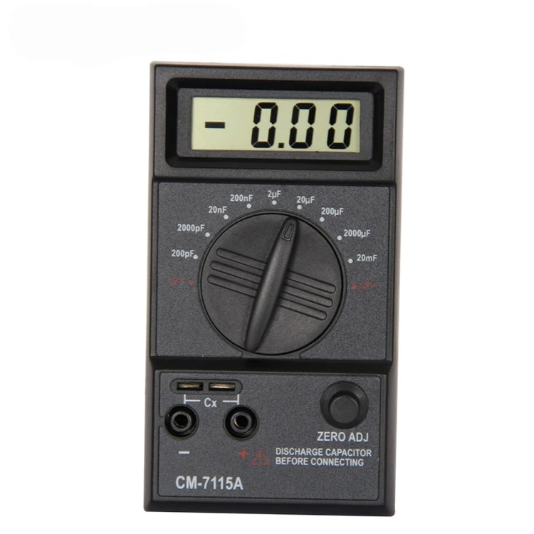 CM7115A Practical Capacitor Meter Digital Multimeter LCD Display Measuring Tool with Dual-Slope integration A/D converter system - Цвет: CM7115A