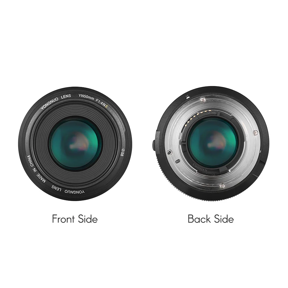 YONGNUO YN50MM 50MM F1.4N F1.4 E Standard PrimeAuto Lens AF/MF for Nikon D7500 D7200 D7100 D7000 D5600 D5500 D5300 D5200 D5100